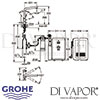 Grohe Blue Minta Professional Starter Kit Dimensions